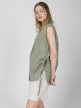 mini: Damska koszula bez rękawów Outhorn OTHSS23TSHIF019 - zielona (3)