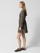 mini: Damska sukienka mini Outhorn OTHWSS24TDREF142 - brązowa (2)