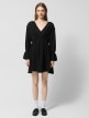 mini: Damska sukienka mini Outhorn OTHWSS24TDREF142 - czarna (1)