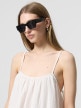 mini: Damska sukienka na ramiączkach Outhorn OTHWSS24TDREF144 - beżowa (2)