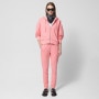 mini: Damskie spodnie dresowe Outhorn OTHWSS24TTROF711 - różowe (1)