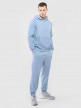 mini: Męska bluza dresowa nierozpinana z kapturem Outhorn OTHWAW24TSWSM1917 - niebieska (2)