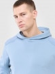 mini: Męska bluza dresowa nierozpinana z kapturem Outhorn OTHWAW24TSWSM1917 - niebieska (10)