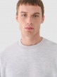 mini: Męska bluza nierozpinana bez kaptura Outhorn OTHWAW24TSWSM1910 - szara (2)
