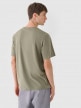 mini: Męski t-shirt basic Outhorn OTHWAW24TTSHM2155 - khaki (4)