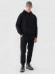 mini: Męska bluza dresowa nierozpinana z kapturem Outhorn OTHWAW24TSWSM1695 - czarna (2)