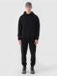 mini: Męska bluza dresowa nierozpinana z kapturem Outhorn OTHWAW24TSWSM1695 - czarna (7)