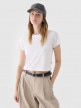  Outhorn Damski tshirt basic Outhorn OTHWAW24TTSHF2137  biały Biały