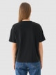 mini: Damski t-shirt basic Outhorn OTHWAW24TTSHF2140 - czarny (3)
