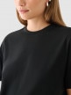 mini: Damski t-shirt basic Outhorn OTHWAW24TTSHF2140 - czarny (4)