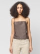 mini: Damski top na ramiączkach Outhorn OTHWSS24TSHIF045 - brązowy (5)