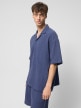 mini: Męska koszulka muślinowa Outhorn OTHWSS24TSHIM067 - granatowa (6)