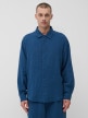mini: Męska koszula muślinowa Outhorn OTHWSS24TSHIM080 - granatowa (5)