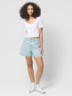 mini: Damskie spodenki jeansowe Outhorn OTHWSS24TSHOF399 - niebieskie (1)