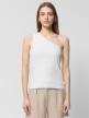 mini: Damski top na jedno ramię Outhorn OTHWSS24TSLEF084 - biały (5)