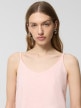 mini: Damski top gładki Outhorn OTHWSS24TSLEF087 - różowy (3)