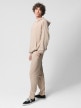 mini: Męskie spodnie dzianinowe Outhorn OTHWSS24TTROM1050 - beżowe (2)