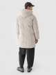 mini: Męski płaszcz puchowy pikowany Outhorn OTHWAW24TDJAM638 - beżowy (4)