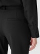 mini: Damskie spodnie casual tkaninowe Outhorn OTHWAW24TTROF1225 - czarne (4)