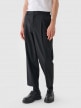 mini: Męskie spodnie casual tkaninowe Outhorn OTHWAW24TTROM0896 - czarne (5)