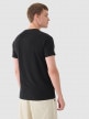 mini: Męski t-shirt basic Outhorn OTHWAW24TTSHM2386 - czarny (3)