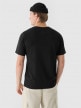 mini: Męski t-shirt basic Outhorn OTHWAW24TTSHM2437 - czarny (3)