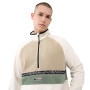 mini: Męski polar nierozpinany bez kaptura Quiksilver Champagne Powder Half Zip Sweatshirt - biały (2)