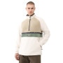 mini: Męski polar nierozpinany bez kaptura Quiksilver Champagne Powder Half Zip Sweatshirt - biały (1)