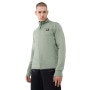 mini: Męski polar nierozpinany bez kaptura Quiksilver Step Point Zip Up Fleece - zielony (1)