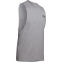 mini: Męski top treningowy Under Armour UA LEFT CHEST CUT OFF TANK - szary (5)