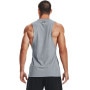 mini: Męski top treningowy Under Armour UA LEFT CHEST CUT OFF TANK - szary (2)