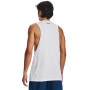 mini: Męski top treningowy Under Armour UA Left Chest Cut Off Tank - biały (9)