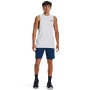 mini: Męski top treningowy Under Armour UA Left Chest Cut Off Tank - biały (10)