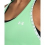 Damski top treningowy Under Armour Knockout Tank - zielony