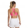 Biustonosz treningowy Under Armour Crossback Mid Bra - różowy