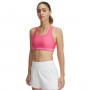 UNDER ARMOUR Biustonosz treningowy Under Armour Crossback Mid Bra  różowy Różowy