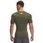 mini: Męska koszulka treningowa UNDER ARMOUR UA HG Armour Comp SS - khaki (2)