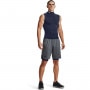 mini: Męskie legginsy krótkie treningowe Under Armour HeatGear Pocket Long Shorts - granatowe (3)