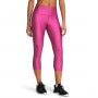 Damskie legginsy treningowe Under Armour Tech Hi Capri - różowe