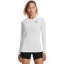  UNDER ARMOUR Damski longsleeve treningowy Under Armour UA HG Authentics Comp LS  biały Biały