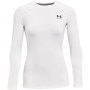 mini: Damski longsleeve treningowy Under Armour UA HG Authentics Comp LS - biały (4)