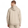 mini: Męska bluza dresowa nierozpinana z kapturem Under Armour UA Icon Fleece Hoodie - beżowa (2)