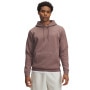  UNDER ARMOUR Męska bluza dresowa nierozpinana z kapturem Under Armour UA Icon Fleece Hoodie  brązowa Brązowy