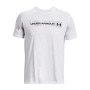 mini: Męski t-shirt z nadrukiem Under Armour UA Camo Chest Stripe SS - biały (3)