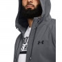 Męska kurtka treningowa Under Armour UA Stretch Woven Windbreaker - szara