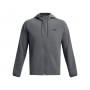 Męska kurtka treningowa Under Armour UA Stretch Woven Windbreaker - szara