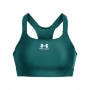 Biustonosz treningowy Under Armour UA HeatGear High - zielony