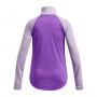 mini: Dziewczęca bluza treningowa nierozpinana bez kaptura Under Armour Tech Graphic 1/2 Zip - fioletowa (2)