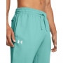 Męskie spodnie dresowe Under Armour UA Rival Fleece Joggers - turkusowe