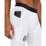 mini: Męskie legginsy treningowe 3/4 Under Armour Curry Brand - białe (3)
